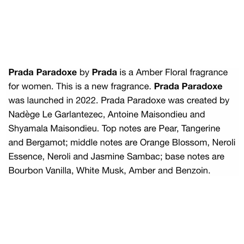 PRADA Paradoxe Eau de Parfum MINI Splash - .23 fl oz NIB - Picture 6 of 6
